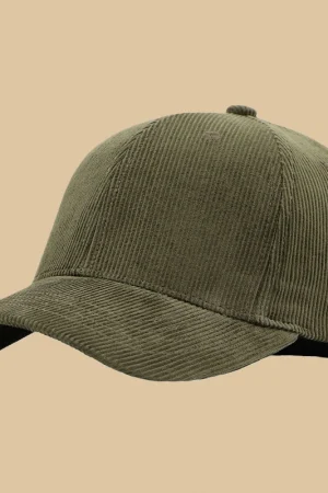 Big Head Men Oversize Corduroy Baseball Cap Dad Winter Large Sport Hats Ladies Plain Snapback Caps