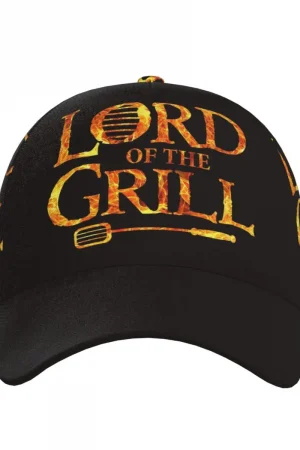 Unisex Baseball Hats Lord Of The Grill, Barbecue Chef Outdoor Streetwear Summer Sports Baseball Caps Hip Hop Cap Casquette